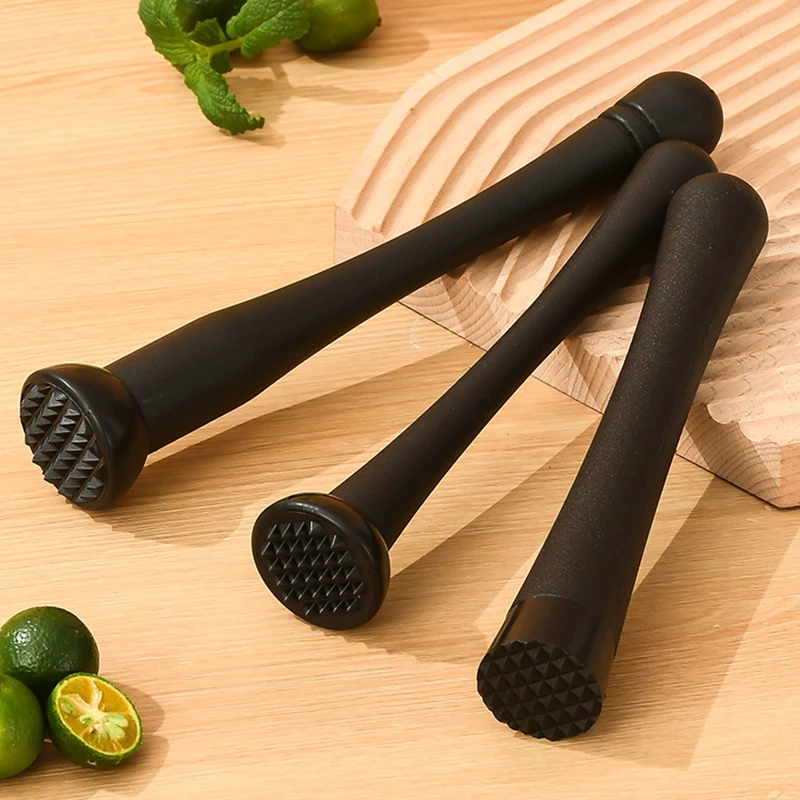 Muddler Cocktail Bar - ไม้บดค็อกเทลแบบมืออาชีพ ทำจากสแตนเลส หัวไนลอน สำหรับบดผลไม้ ผสมเครื่องดื่ม ทำโมจิโต้