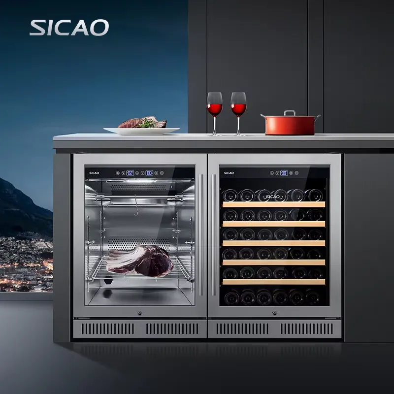 Wine And Beer Undercounter Fridge - ตู้แช่ไวน์และเบียร์แบบแห้งใต้เคาน์เตอร์ ตู้เย็นแบบเคียงข้าง ตู้บาร์ ตู้เก็บของในครัวเชิงพาณิชย์และบ้าน