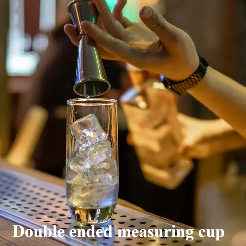 2PCS 30/60ml ค็อกเทลไวน์ Shake - Spirit Measure Jigger บทวิจารณ์และราคา