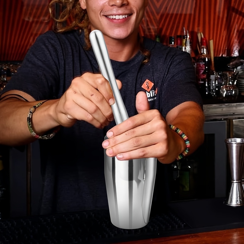 【สแตนเลสและมืออาชีพ】ชุดผสมค็อก - Muddler Cocktail Bar บทวิจารณ์และราคา
