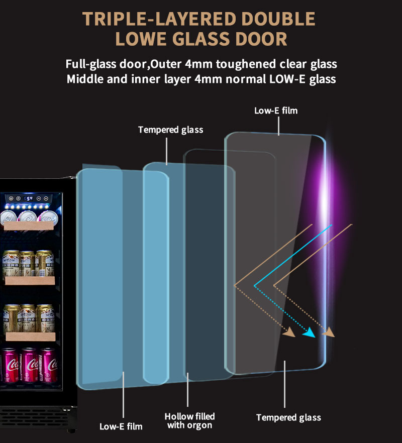 ตู้แช่ไวน์และเบียร์แบบสองประตู - Wine And Beer Undercounter Fridge บทวิจารณ์และราคา