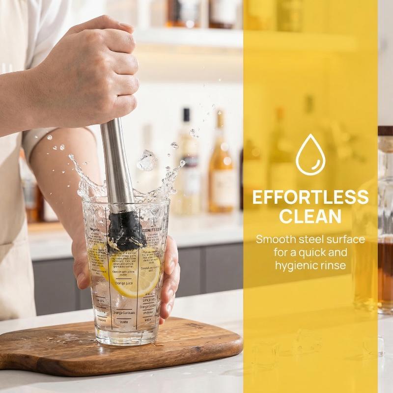 ค้อนทุบค็อกเทลแบบหนัก ทนทาน สำ - Muddler Cocktail Bar บทวิจารณ์และราคา