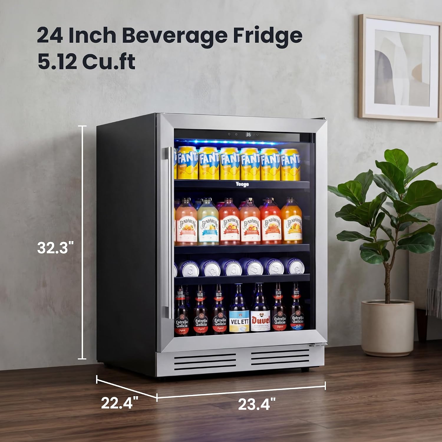 ตู้แช่เครื่องดื่มขนาด 24 นิ้ว  - Wine And Beer Undercounter Fridge บทวิจารณ์และราคา