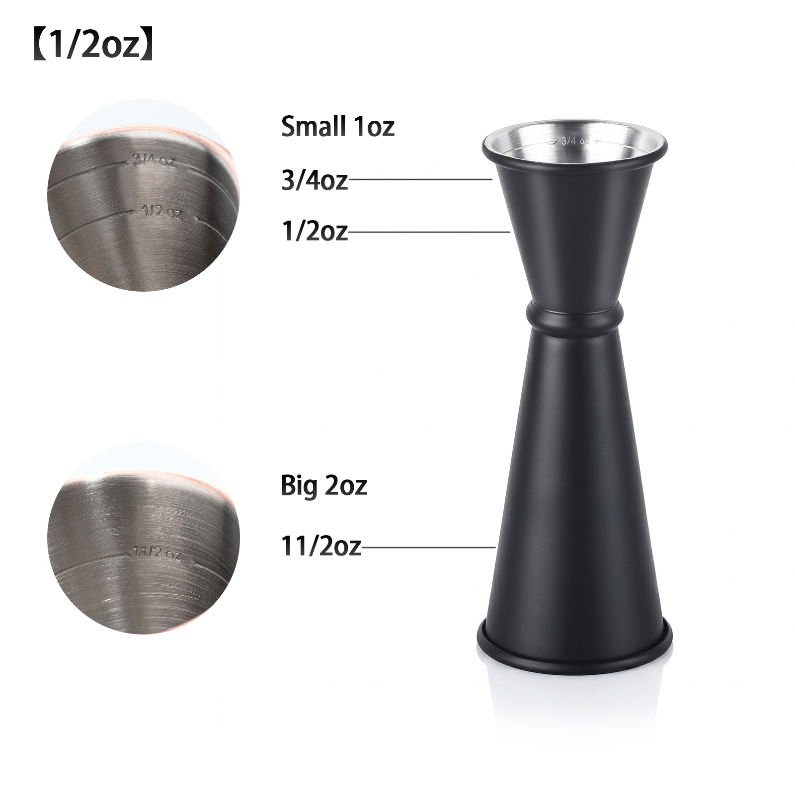 ถ้วยตวงสแตนเลสสำหรับค็อกเทลบาร - Spirit Measure Jigger บทวิจารณ์และราคา
