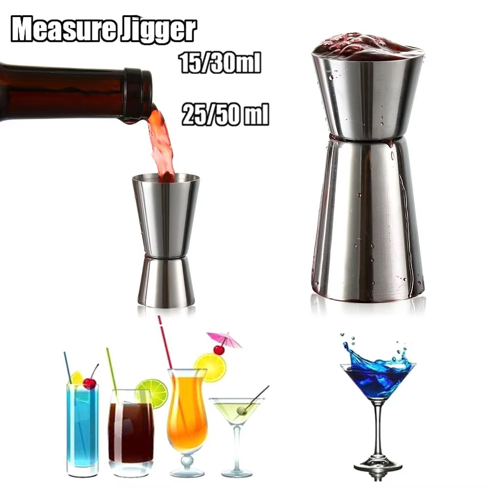 สแตนเลสสตีลค็อกเทลวัดถ้วยญี่ปุ - Spirit Measure Jigger บทวิจารณ์และราคา