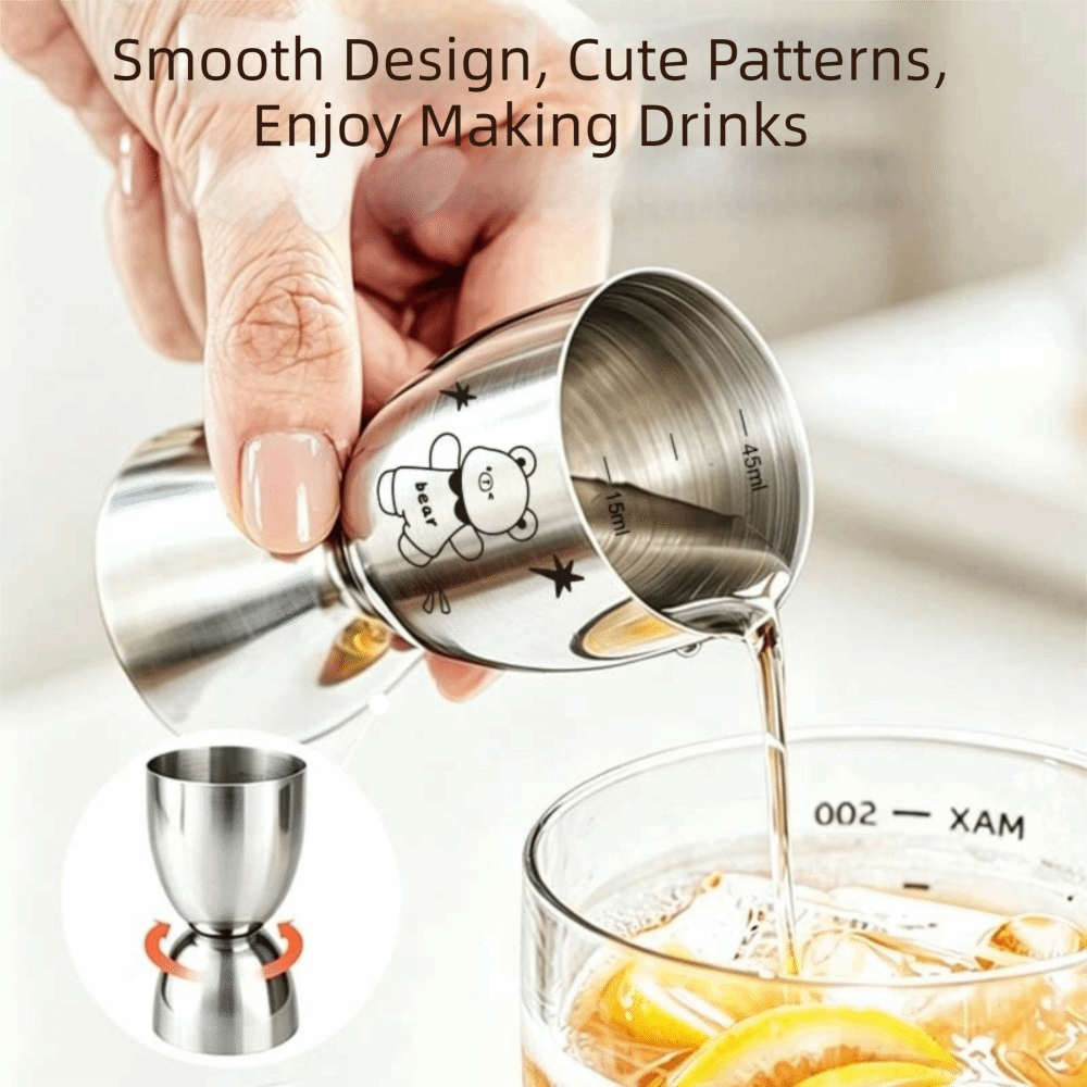 จิกเกอร์สแตนเลสขนาด 30/60 มล.  - Spirit Measure Jigger บทวิจารณ์และราคา