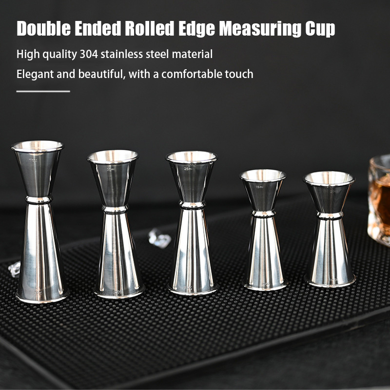 ถ้วยตวง 30/40/50/60 มล. 304 สแ - Spirit Measure Jigger บทวิจารณ์และราคา