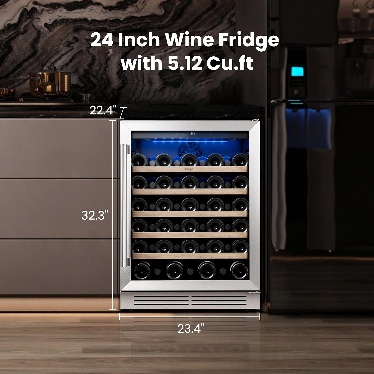 ตู้แช่ไวน์ Yeego - ตู้แช่ไวน์ข - Wine And Beer Undercounter Fridge บทวิจารณ์และราคา