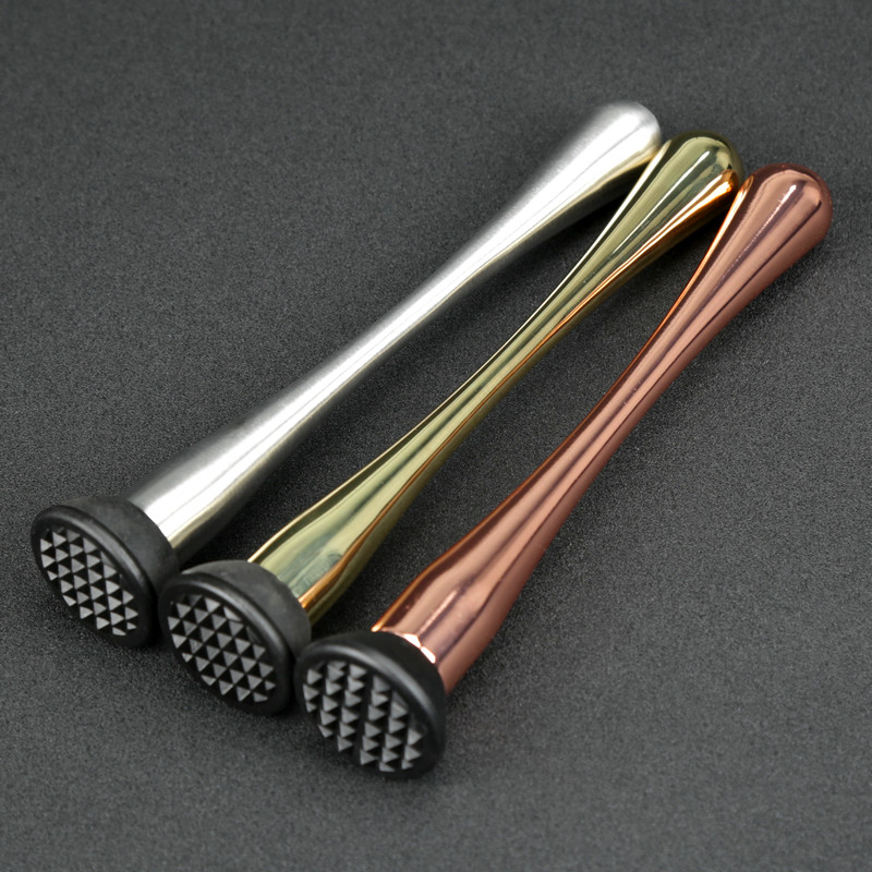 สแตนเลสสตีลค็อกเทล Muddler บดผ - Muddler Cocktail Bar บทวิจารณ์และราคา