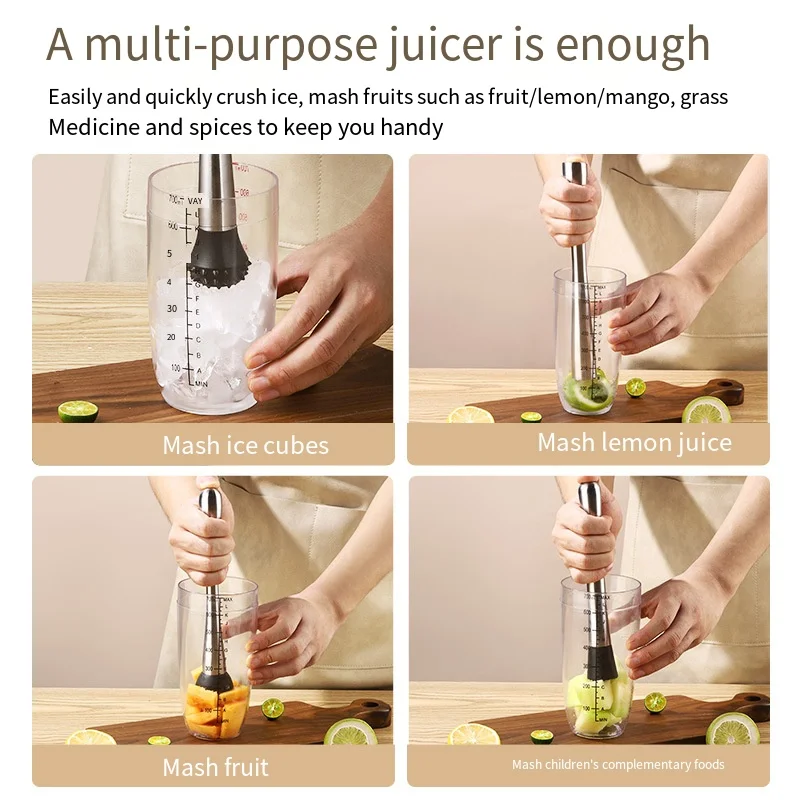 ไม้บดน้ำแข็งสแตนเลสอเนกประสงค์ - Muddler Cocktail Bar บทวิจารณ์และราคา